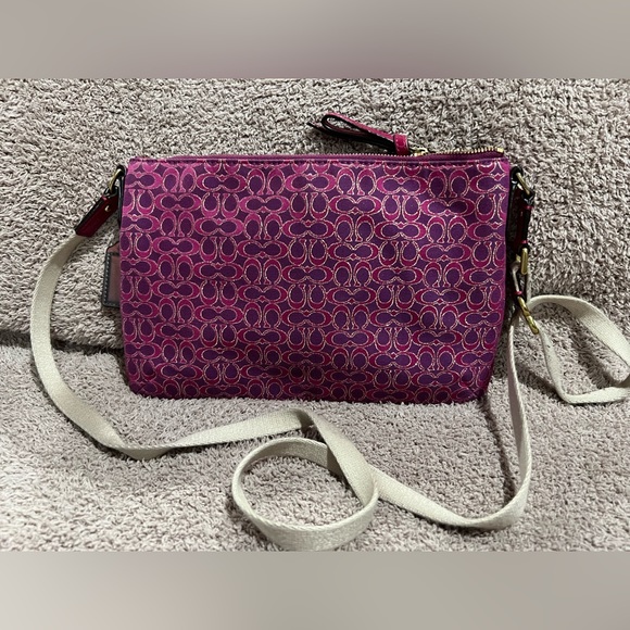 Coach Pink/Purple Crossbody Bag - Picture 4 of 4